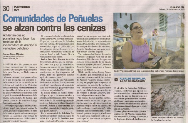 ENDI PENUELAS Nos tienen que pasar por encima2015.02