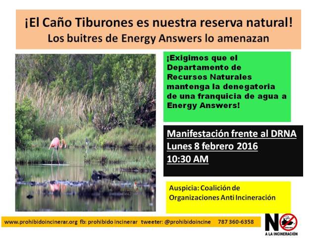 Flyer manifestacion Coalicion Org Anti-Incin DRNA 8 feb,2016.JPG
